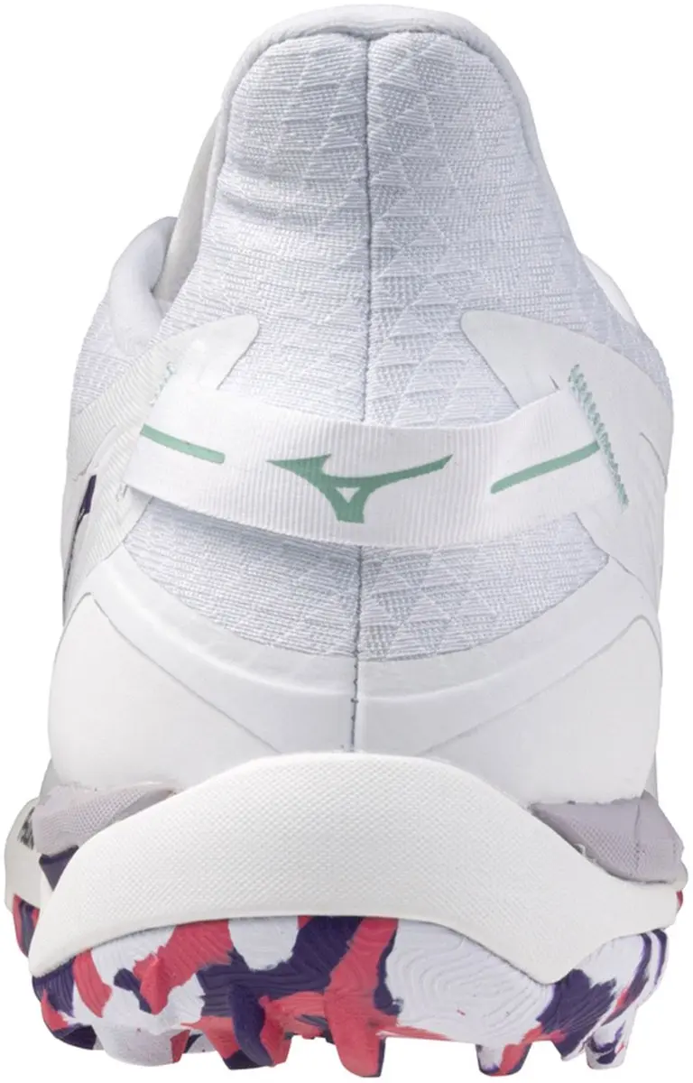 Mizuno Wave Leopardus Sportschoenen 46 - TF - Wit/Paars/Roz