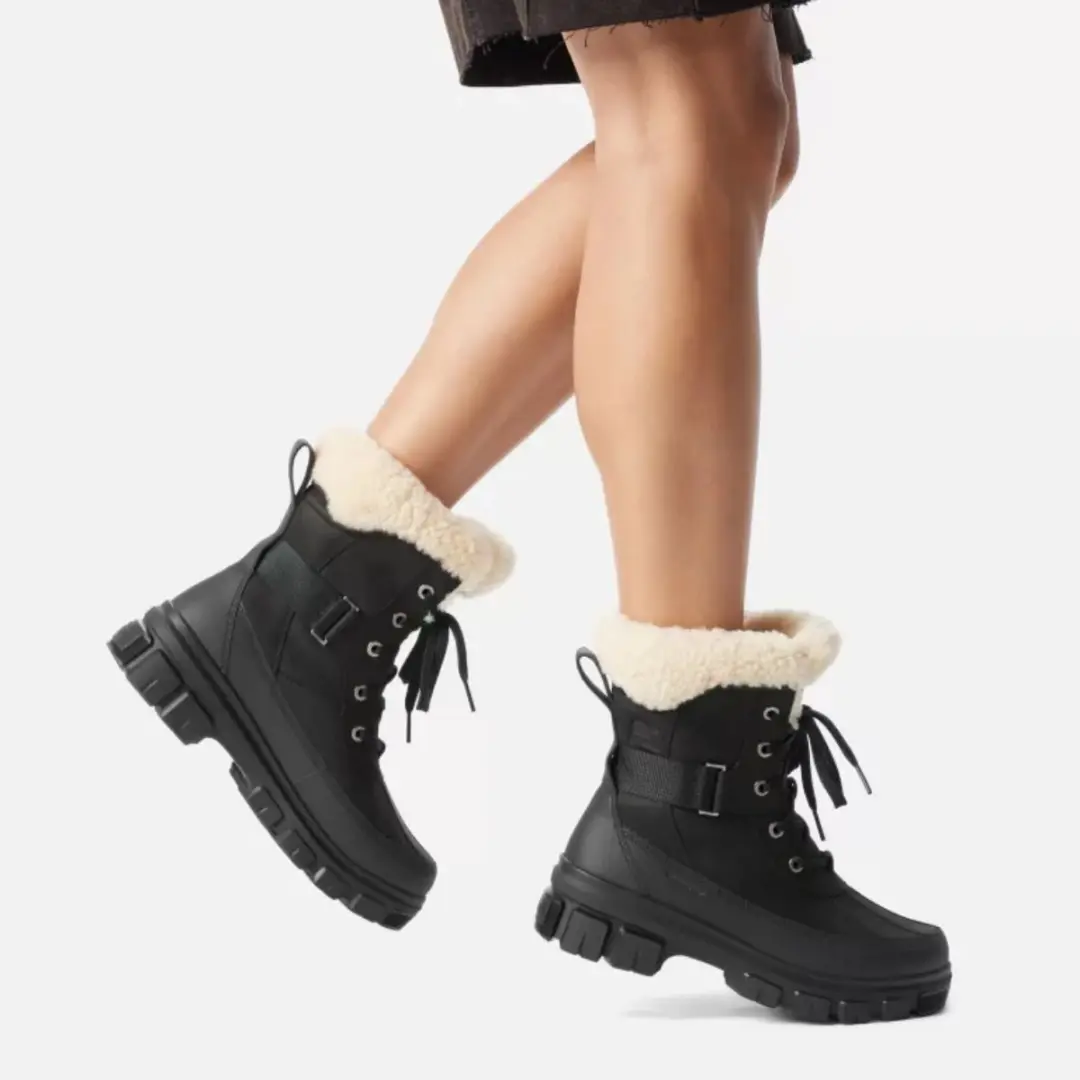 Sorel Torino V Parc WP Dames Snowboots - Black/Sea Salt