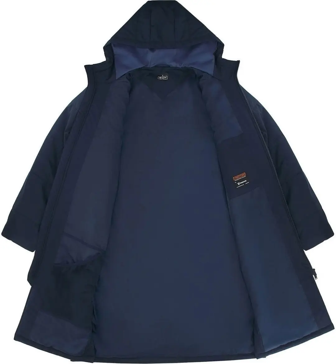 Macron Northland Long Coach Jacket Heren - Marine L