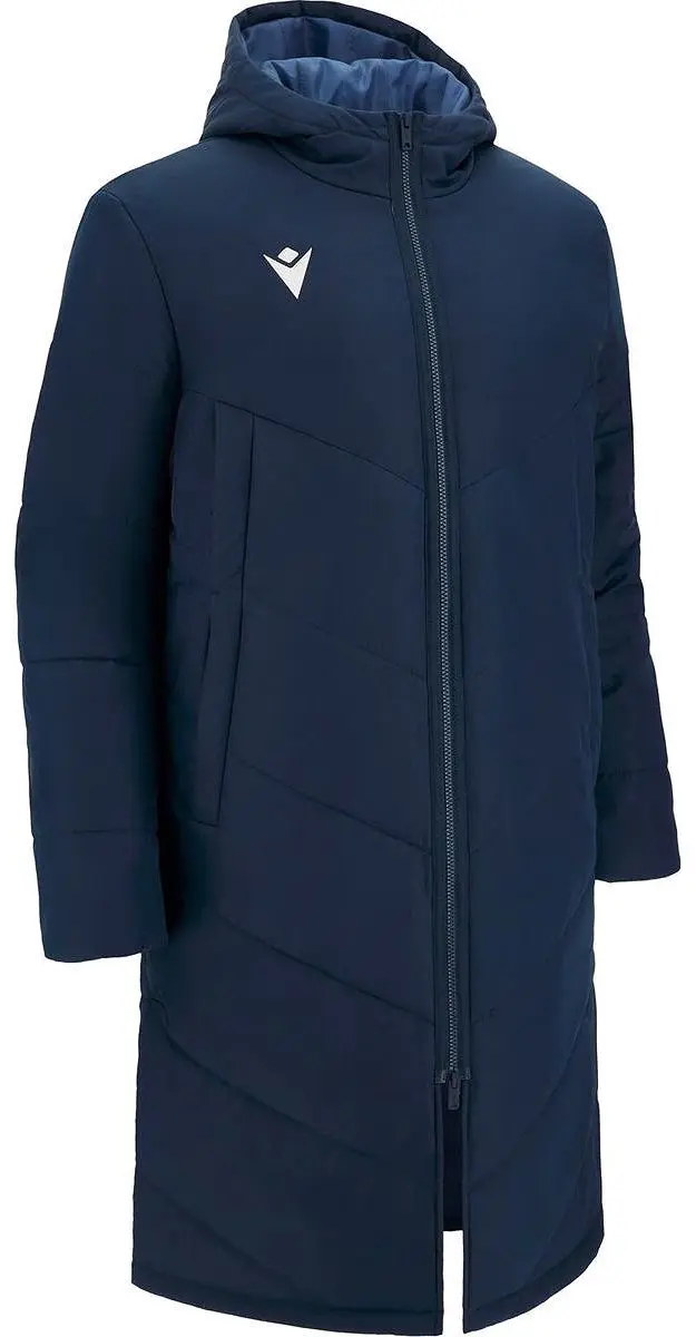 Macron Northland Long Coach Jacket Heren - Marine L