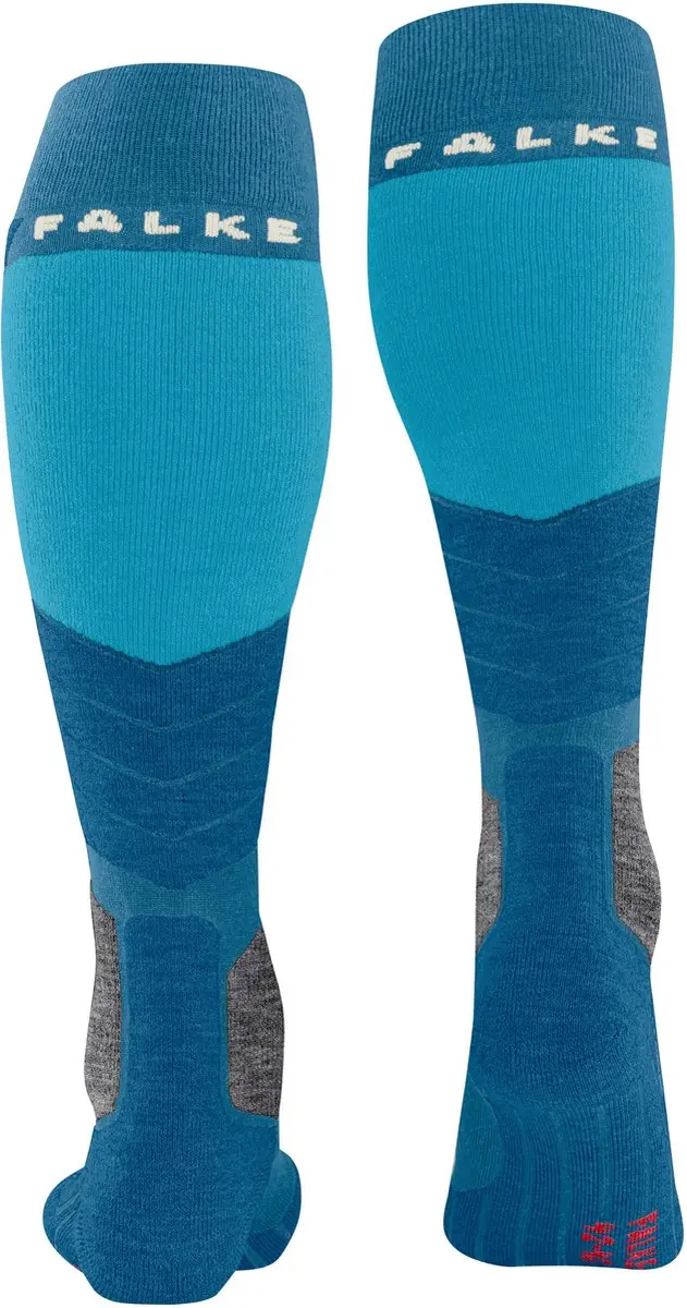 Falke SK2 Warm Dik Wol Skisokken Heren - Turkoois - Maat 39-41