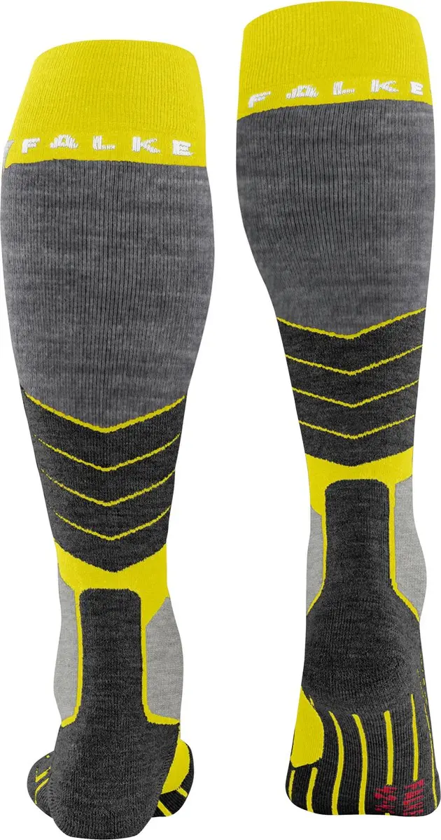 Falke SK2 Skisokken Heren - Dikke wol - Geel - Maat 46-48