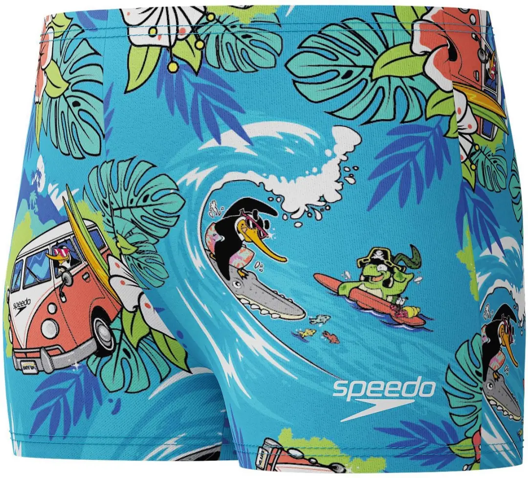 Speedo Digital Allover Aqua Zwemboxer Jongens 104