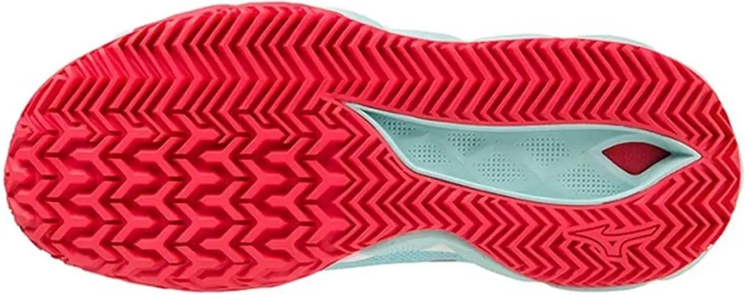 Mizuno Wave Enforce Tour CC Tennisschoenen Dames 38.5 - Lichtblauw