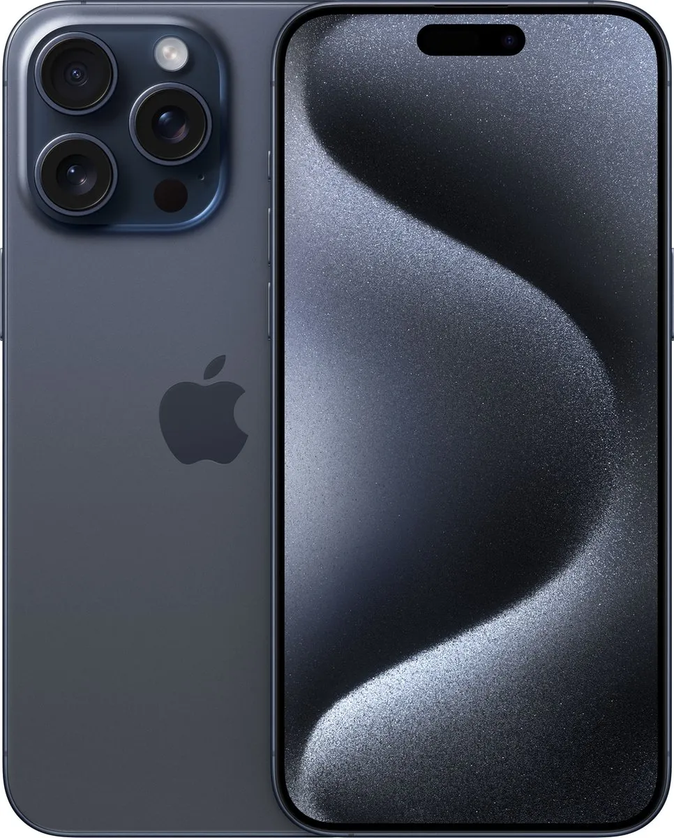 Apple iPhone 15 Pro Max MU7K3ZD/A - 1TB - Blauw Titanium