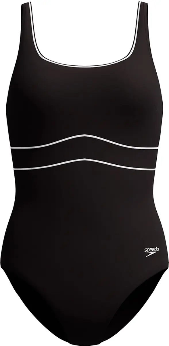 Speedo Contour Eclipse Sportbadpak - Maat 40 - Zwart