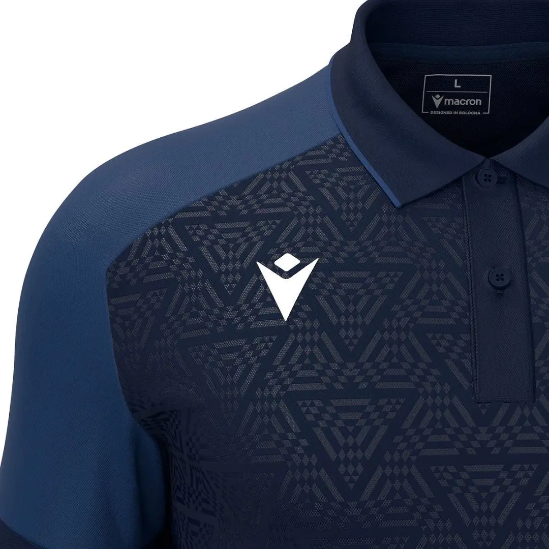 Macron Thunder Baldwin Polo Heren - Marine L