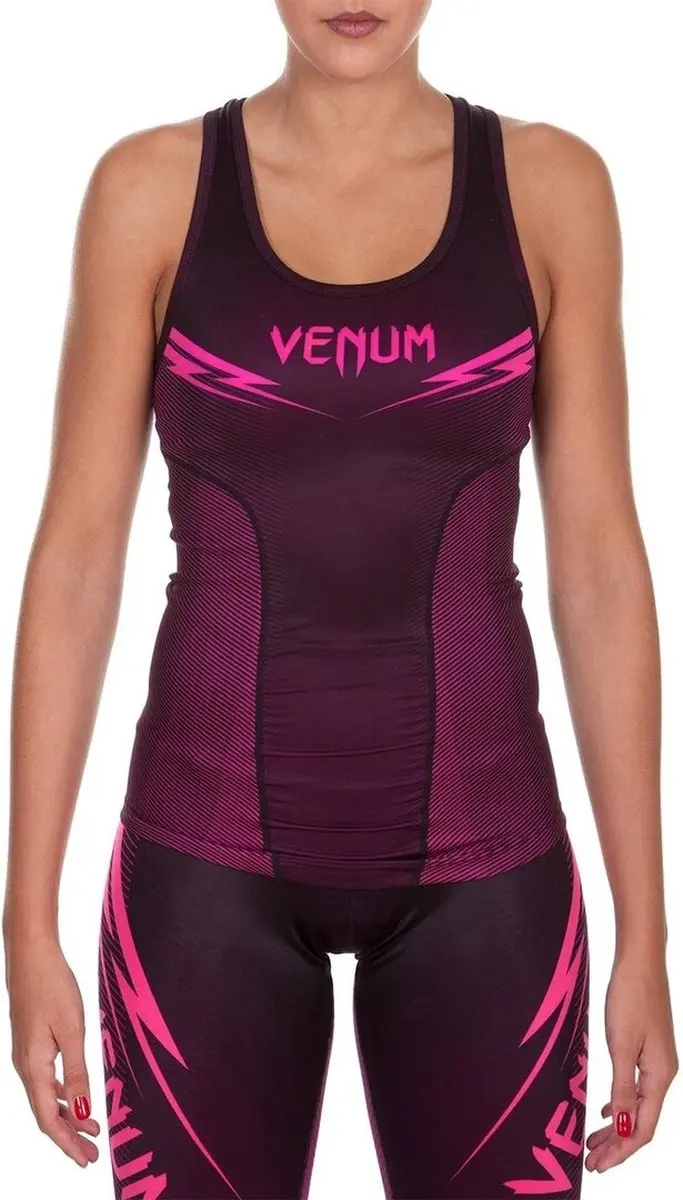 Venum Razor Tanktop Dames - L - Zwart Roze