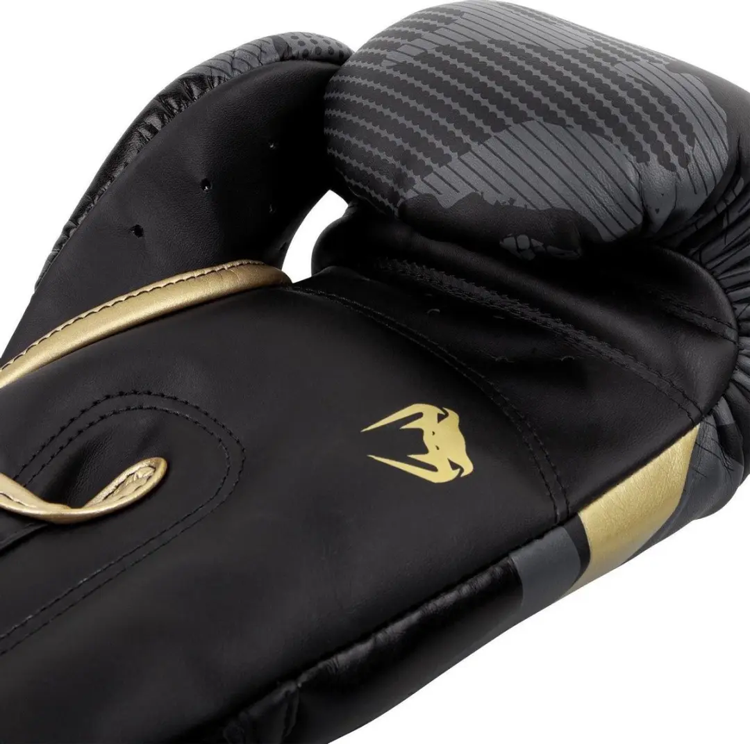 Venum Elite Bokshandschoenen 10 oz - Dark Camo Gold