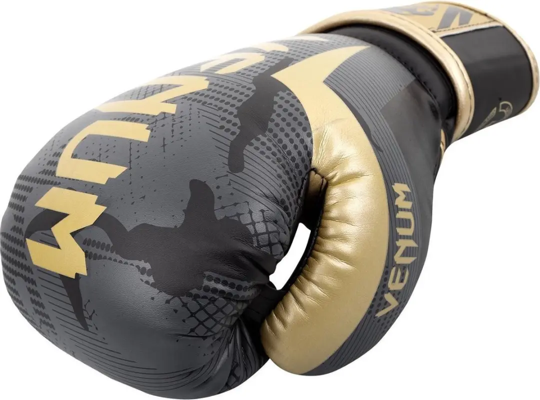 Venum Elite Bokshandschoenen 10 oz - Dark Camo Gold