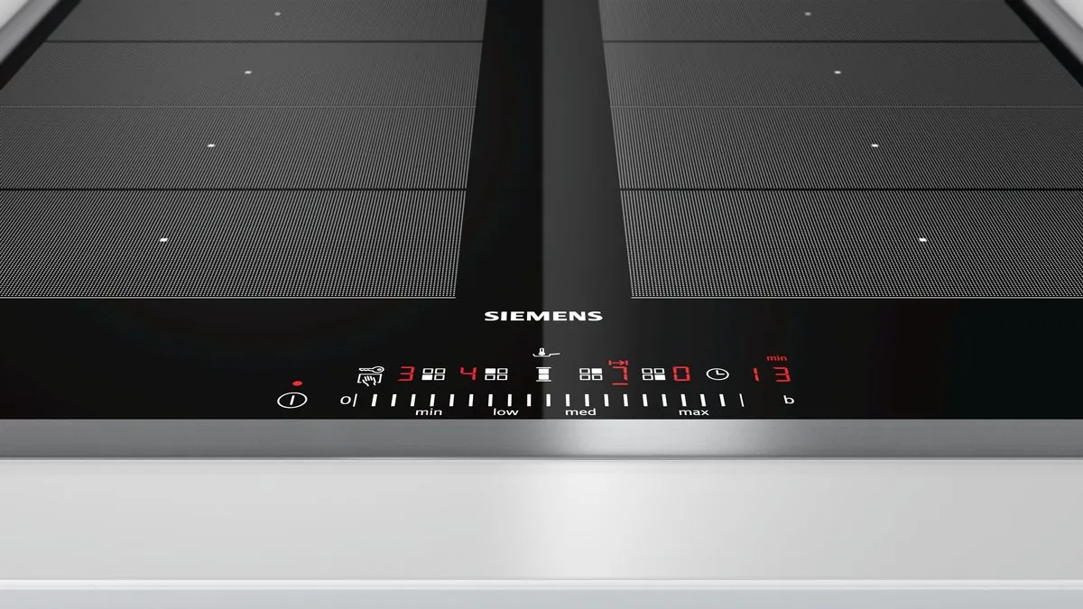 Siemens iQ700 EX645FXC1E Inductiekookplaat 60cm - 4 Zones - Zwart/Roestvrijstaal