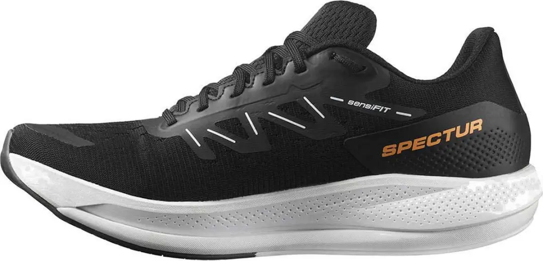 Salomon Spectur Hardloopschoenen - 44 2/3 - Zwart/Wit/Blazing Orange