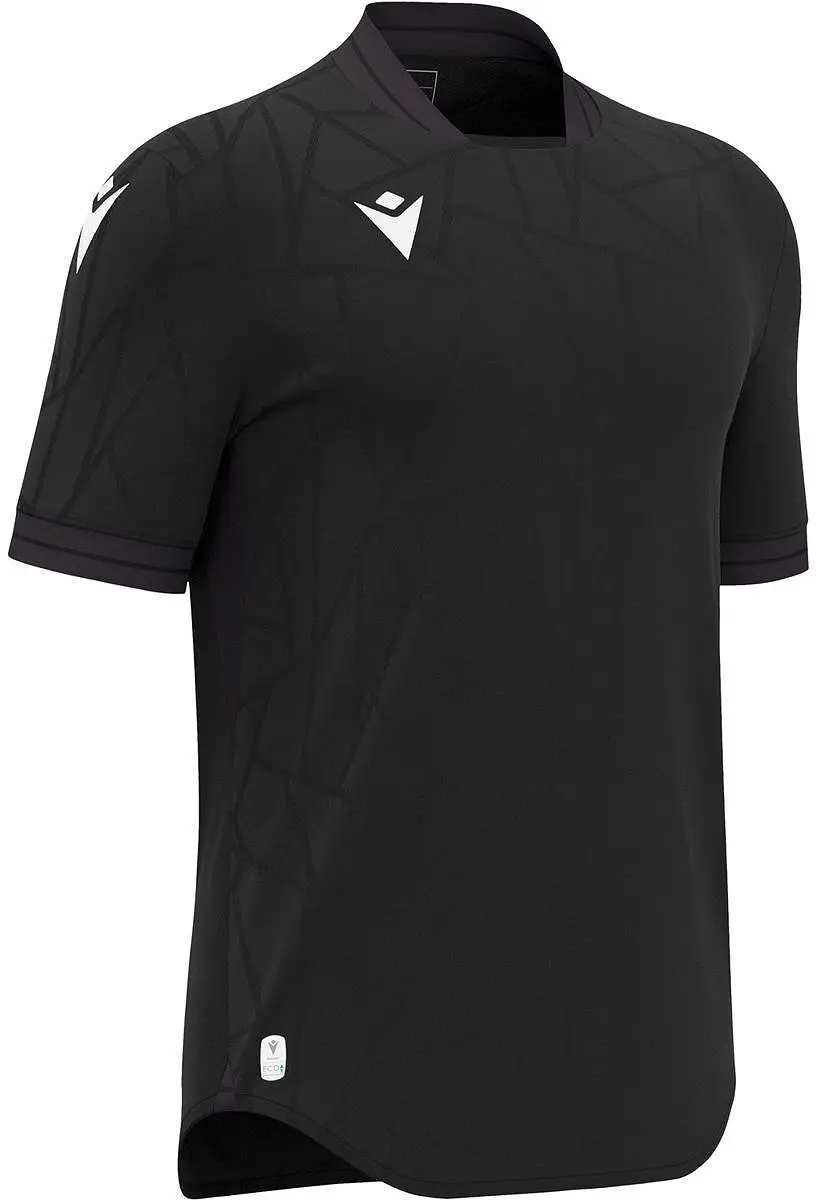 Macron Cerberus Shirt Korte Mouw Heren - XL - Zwart