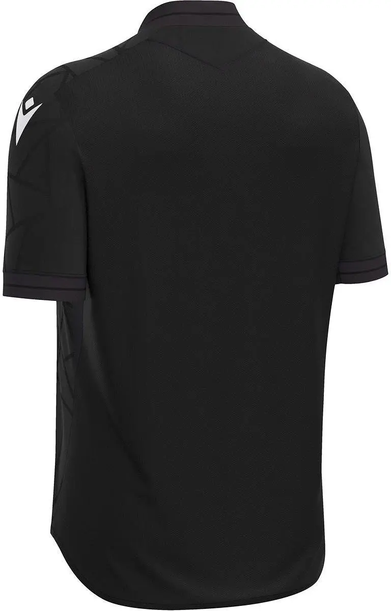 Macron Cerberus Shirt Korte Mouw Heren - XL - Zwart