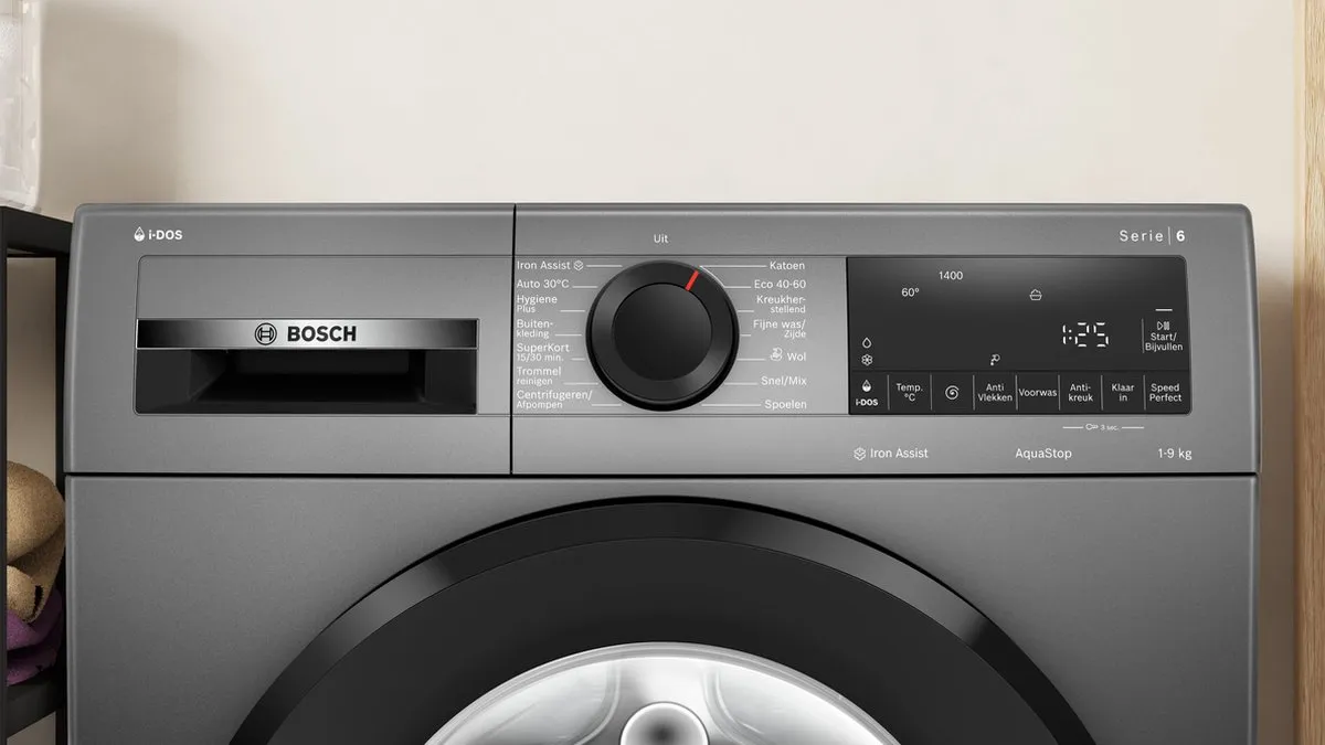 Bosch Serie 6 WGG244FNNL Wasmachine 9kg - 1400rpm - Cast Iron Grey - afbeelding 6 van 6