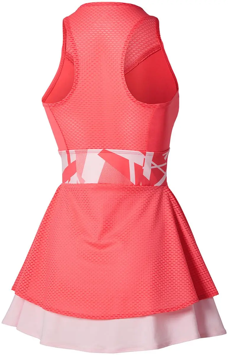 Mizuno Daybreakers Mouwloze Jurk - Calypso Coral XS