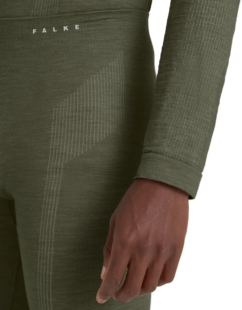 Falke Wool-Tech Long Tights 33483 - M - Groen