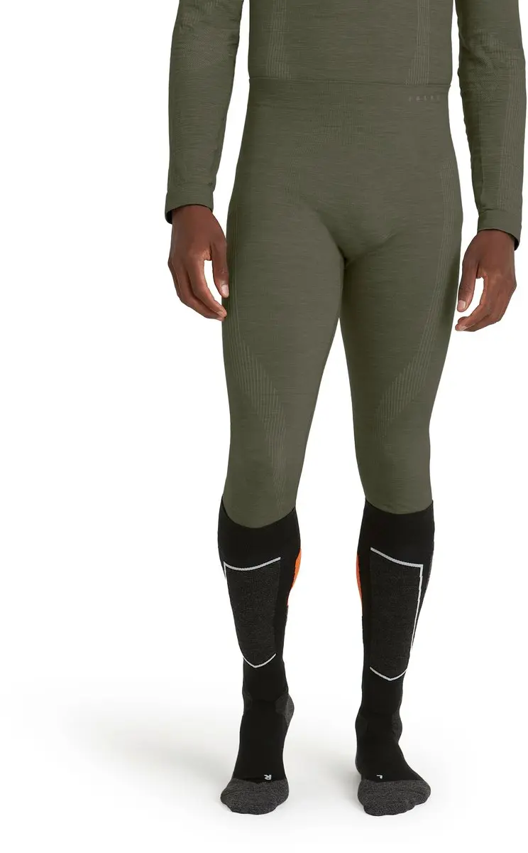 Falke Wool-Tech Long Tights 33483 - M - Groen