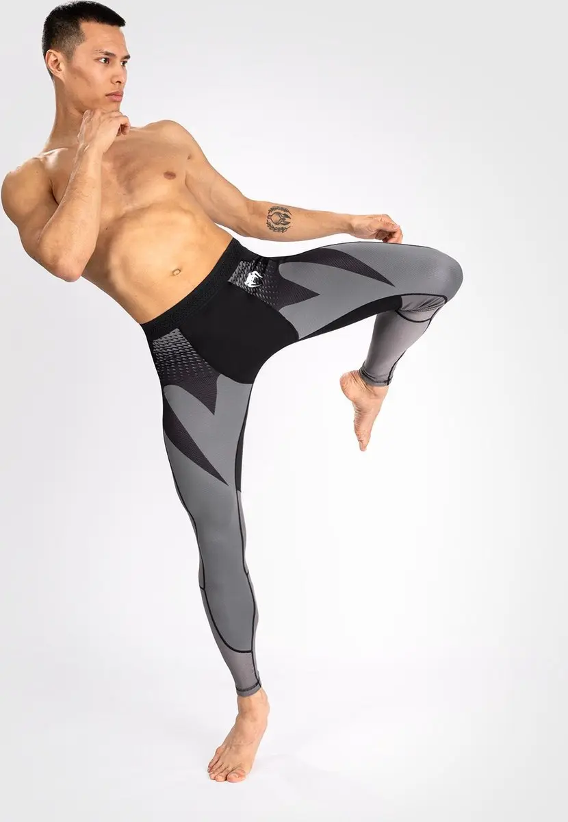 Venum Attack Sportlegging XL - Zwart/Grijs