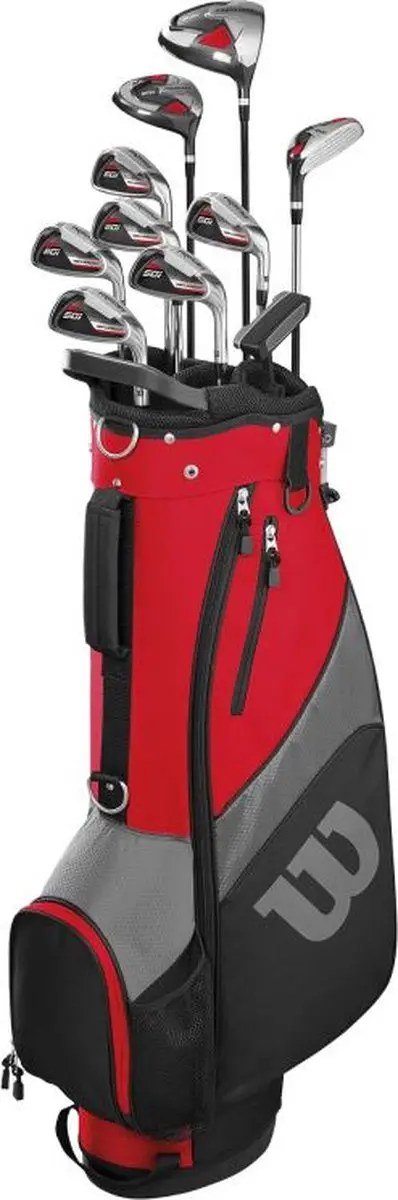 Wilson ProStaff SGi Linkshandige Golfset 14-delig - Staal Shaft - Zilver
