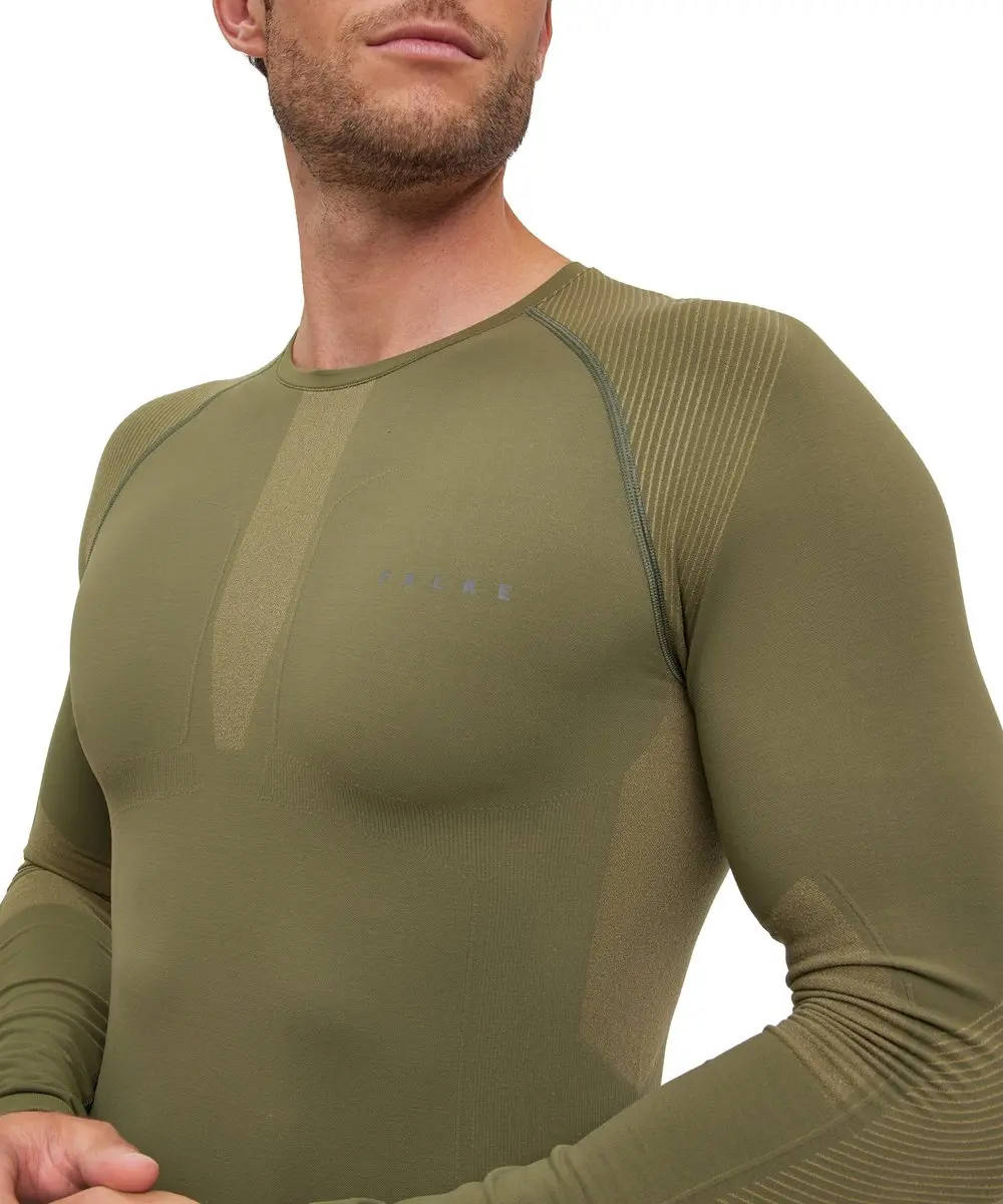 Falke Warm Longsleeve Shirt - L - Groen - afbeelding 6 van 6