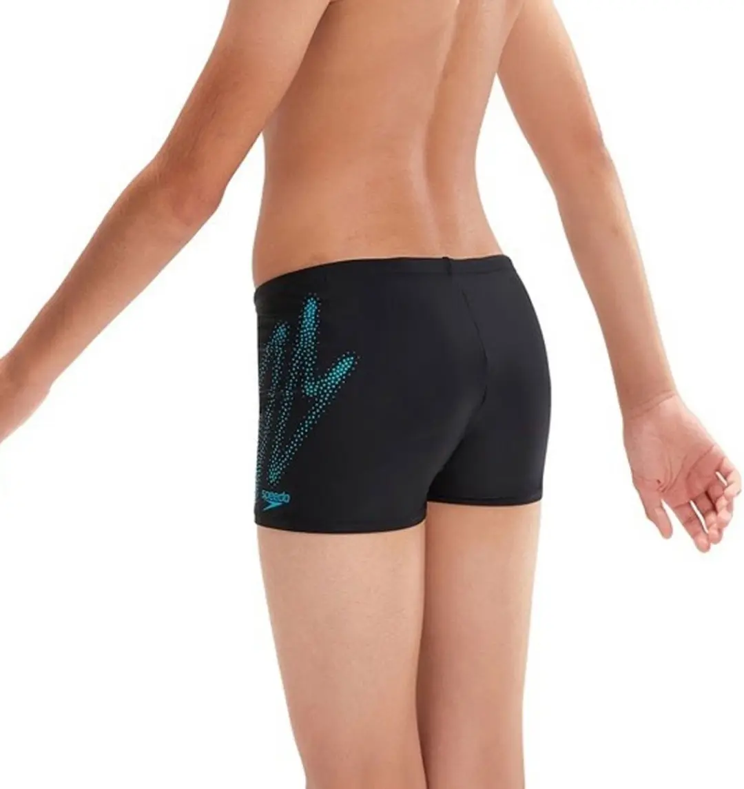 Speedo Hyper Boom Placement Aquashort Jongens 140 - Zwart/Blauw - afbeelding 6 van 6