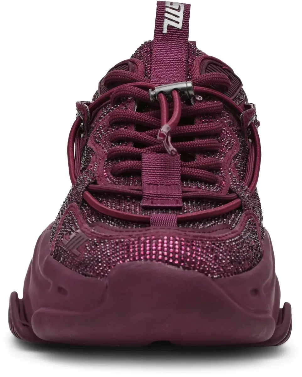 Steve Madden Vault 2R Damestrainers - 36 - Donker Glanzend Kers