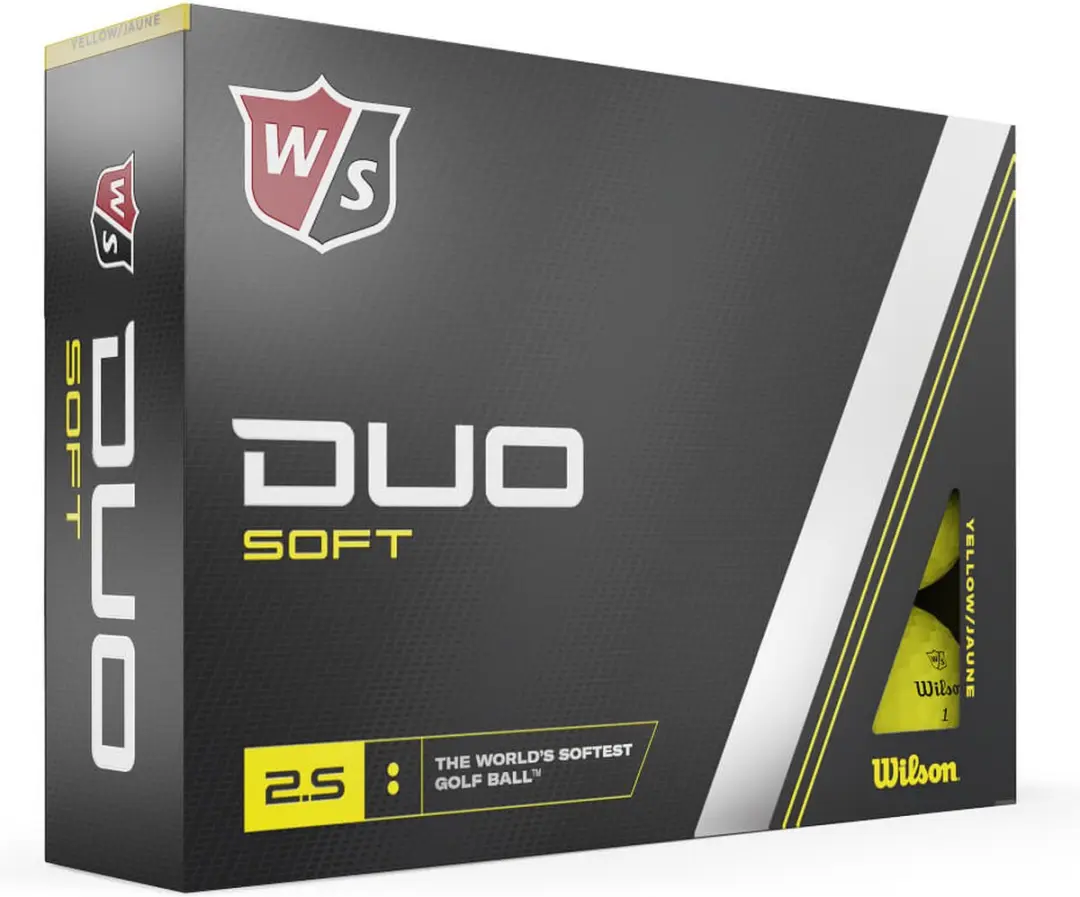 Wilson Staff DUO Soft Golfballen Geel
