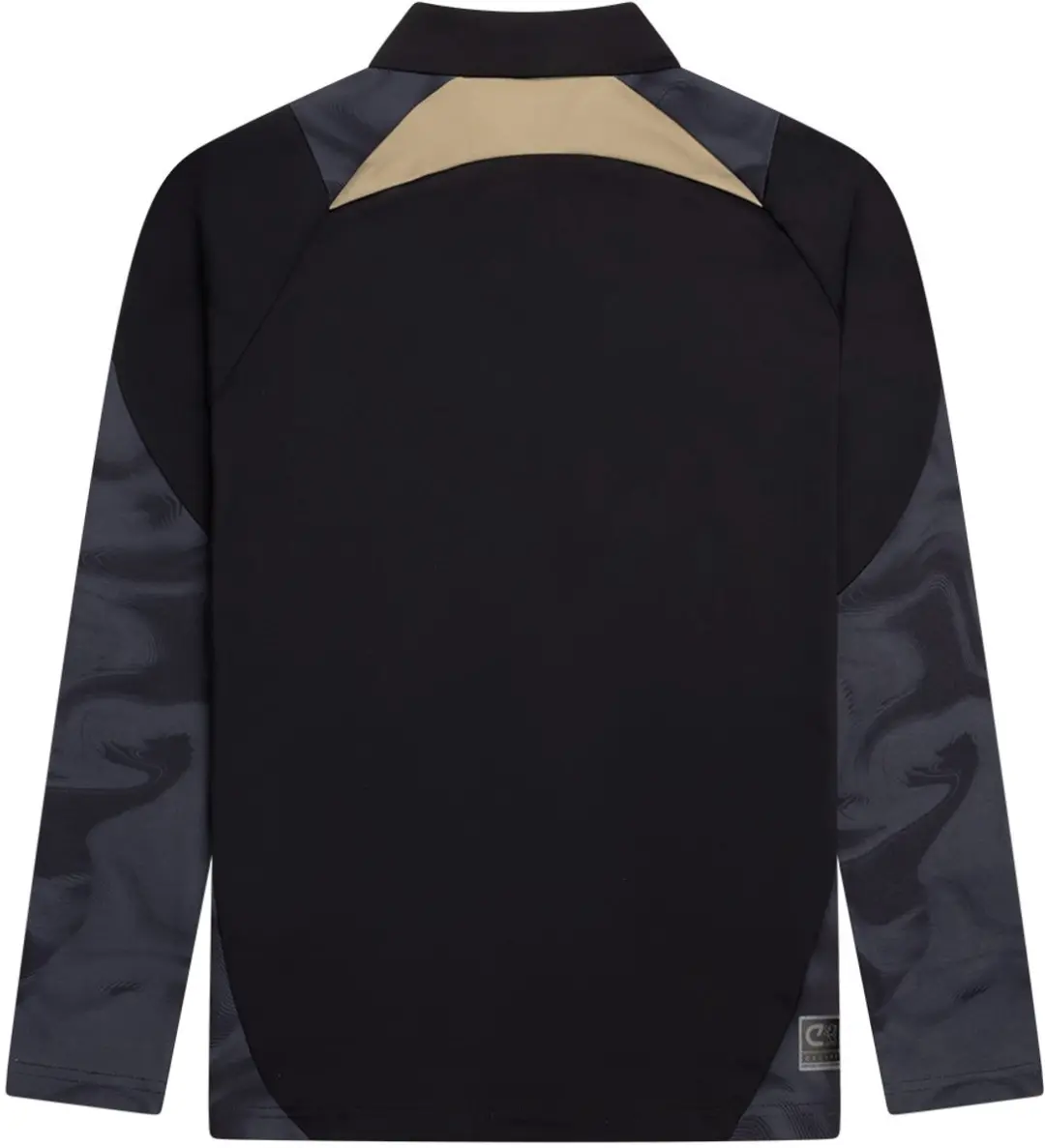 Cruyff Zip Top Sporttop 176 - Zwart/Goud
