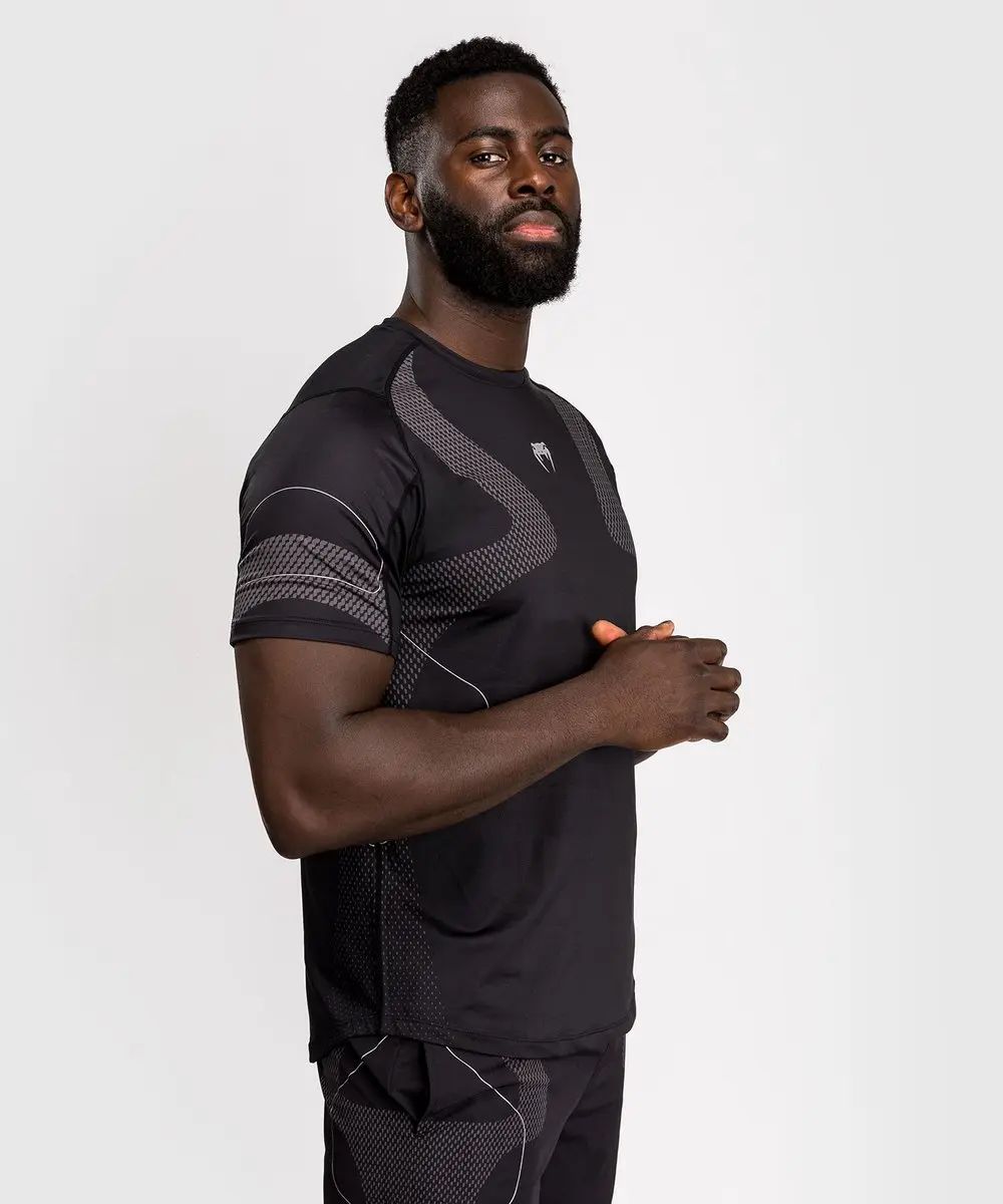 Venum Nexus Dry Tech T-Shirt - Zwart Zilver XXL