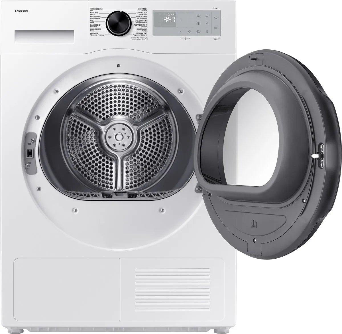 Samsung DV9UDG52A0AHEN Warmtepompdroger 9kg - Wit - afbeelding 6 van 6
