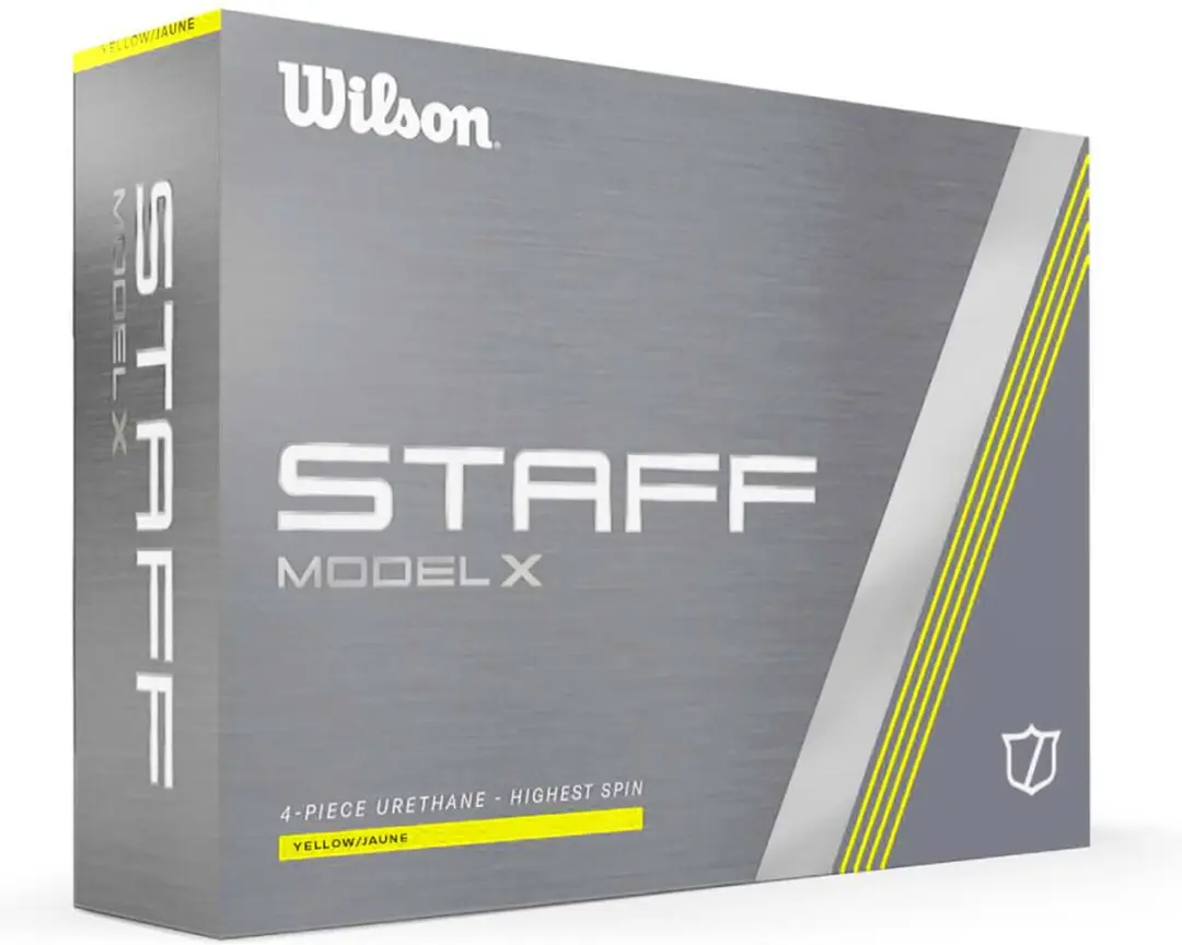 Wilson Staff Model X Golfballen Geel
