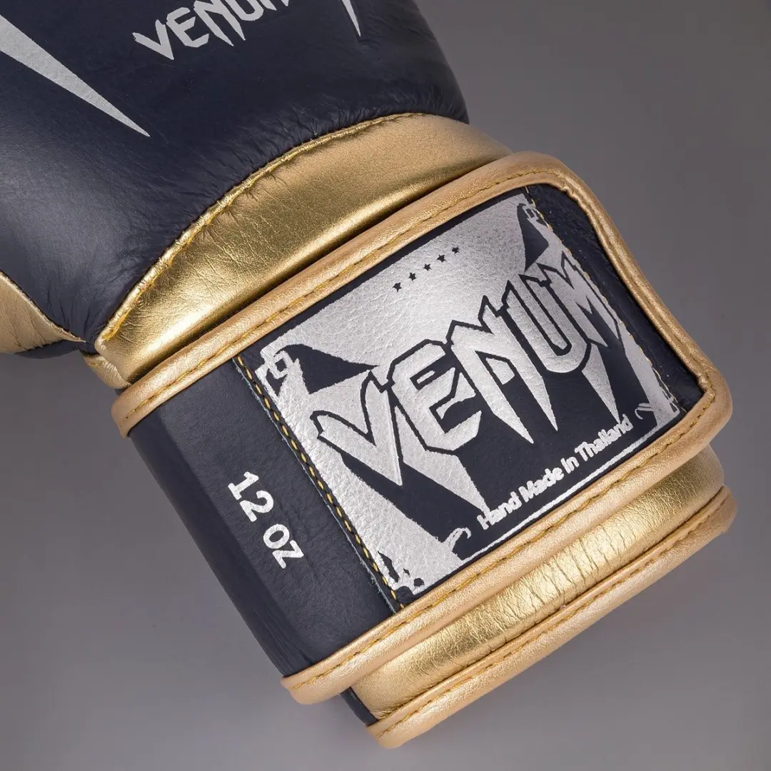 Venum Giant 3.0 Bokshandschoenen 10 OZ - Marineblauw/Goud/Zilver