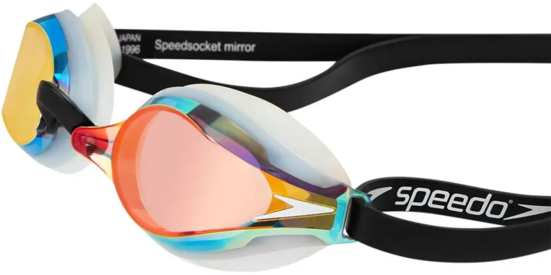 Speedo Fastskin Speedsocket 2 Mirror Zwembril - Zwart