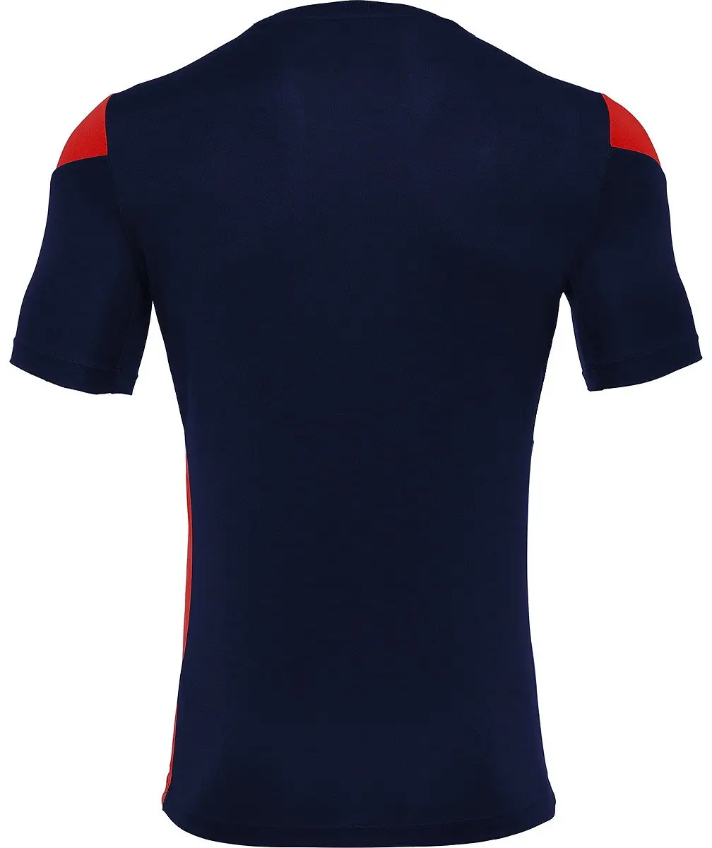 Macron Polis Shirt Korte Mouw Heren - XL - Marine