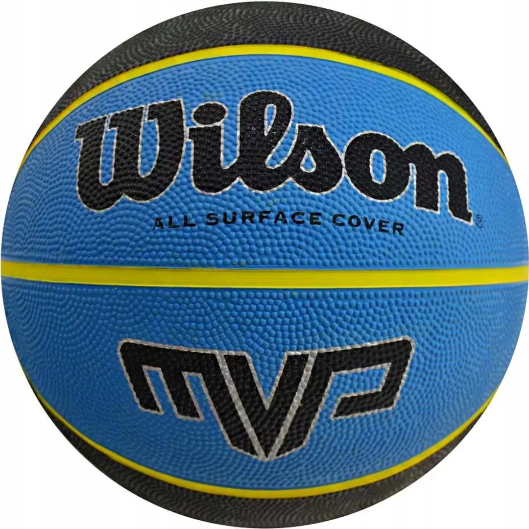 Wilson MVP 295 Basketbal Maat 5 - Blauw/Zwart