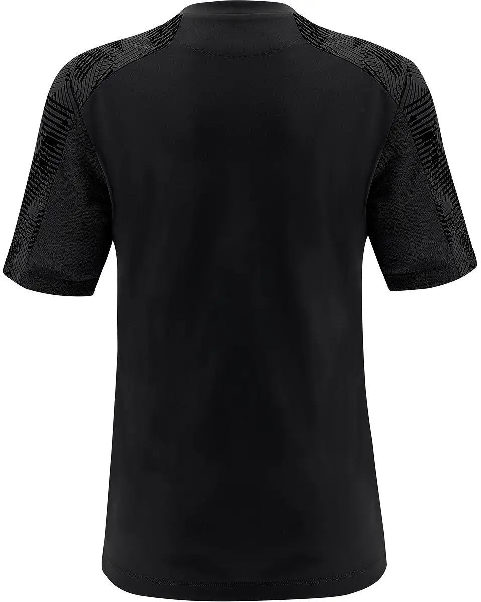 Macron Bellatrix Shirt Dames - Korte mouw - XL - Donkergrijs/Zwart