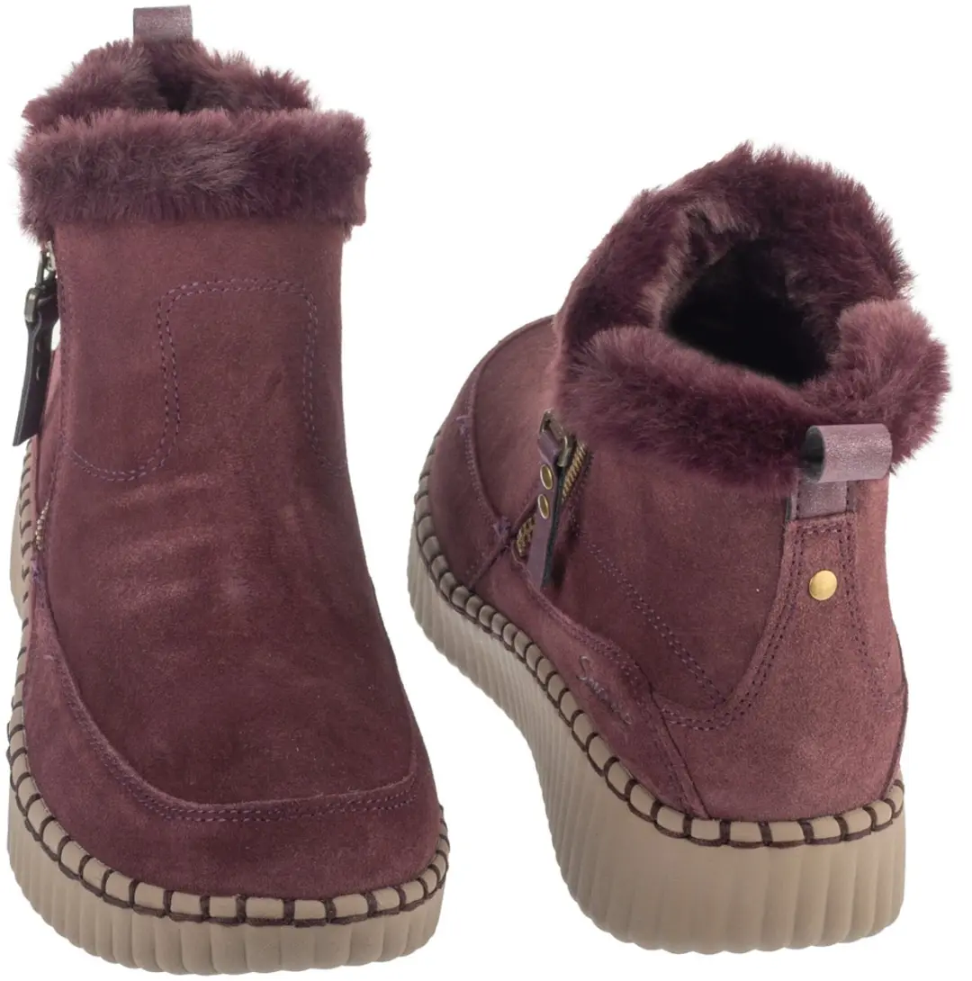 Skechers Wilshire Blvd Fresh Zip Laarzen 38 - Kastanjebruin