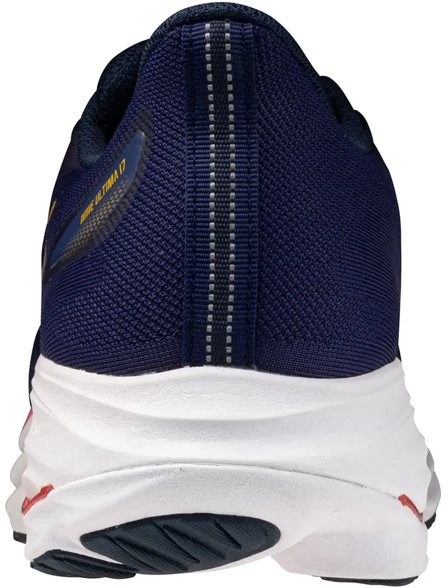 Mizuno Wave Ultima 17 Heren Hardloopschoenen 42 - Donkerblauw/Rozig/Geel