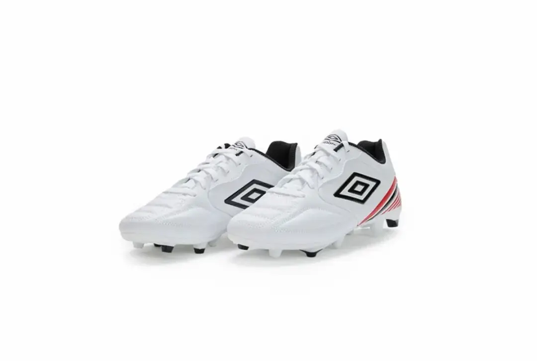 Umbro Classico XIII FG Voetbalschoenen 44.5 - Wit/Zwart