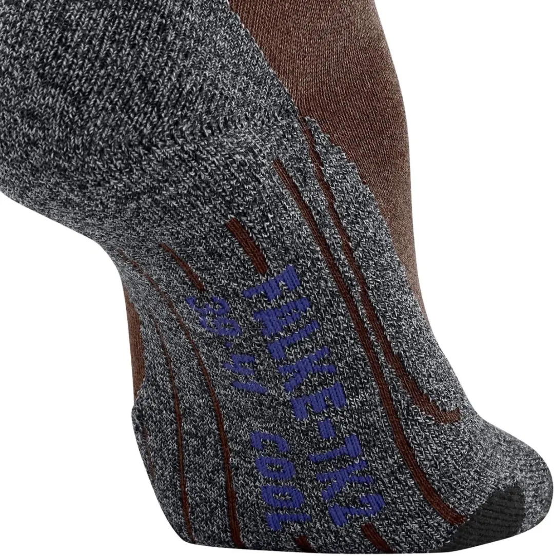 Falke TK2 Cool Trekking Sokken Dames 41/42 - Bruin/Grijs - afbeelding 6 van 6