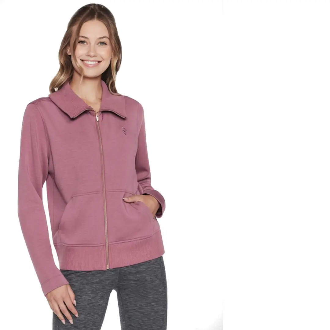 Skechers Skechcloud Jacket WJA288-DKMV Sweatshirt - L - Purper