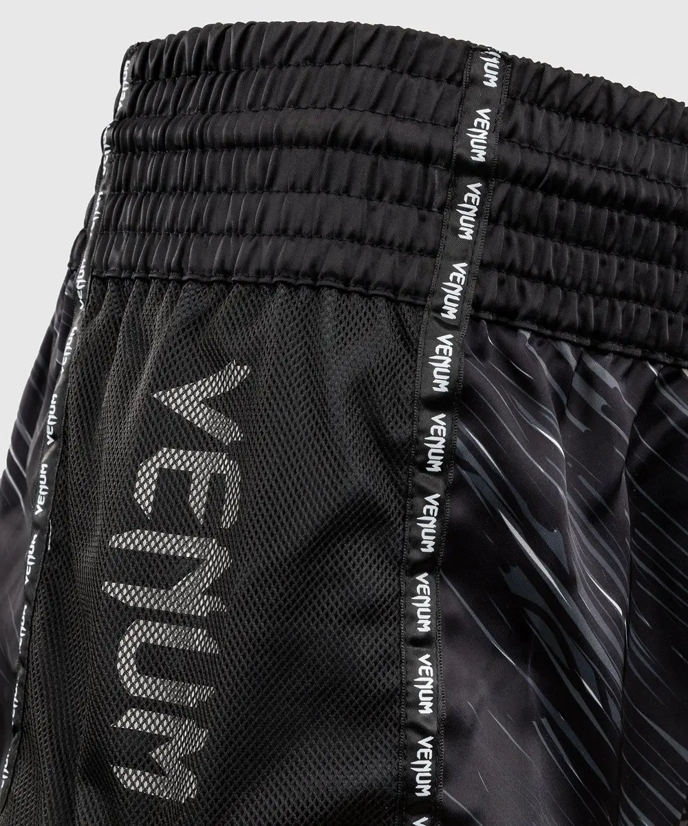 Venum Tectonic Rapid Muay Thai Shorts XS - Zwart/Grijs/Wit