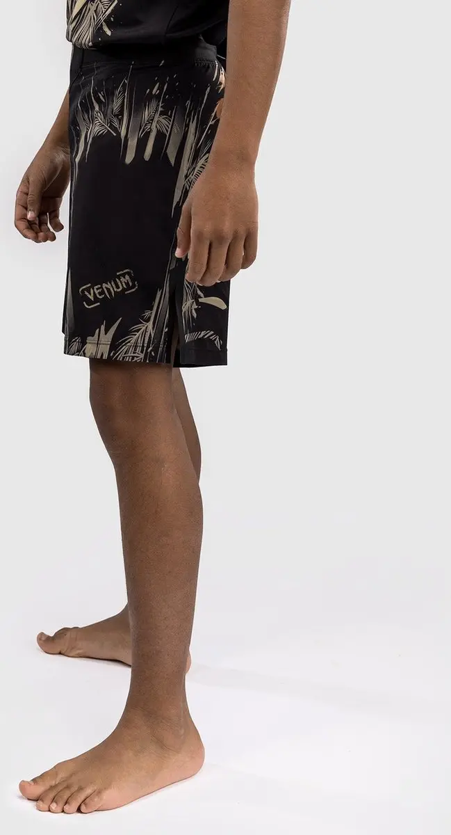 Venum Tiger Kids Fight Shorts 140 - Zwart Neon Oranje