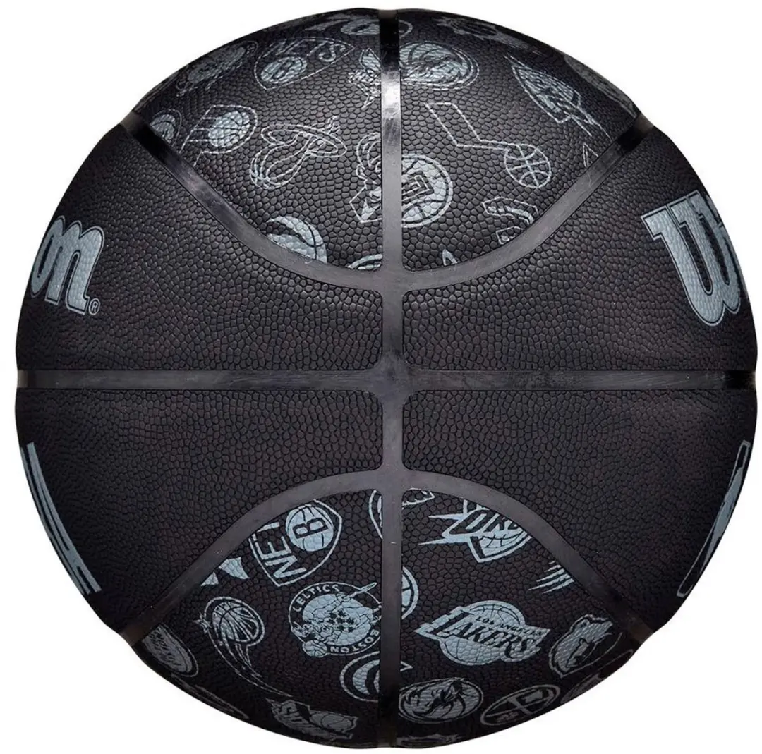 Wilson NBA All Team Basketbal 5 - Zwart/Grijs