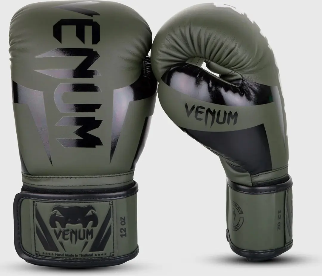 Venum Elite Boxing Gloves 8oz - Khaki Camo