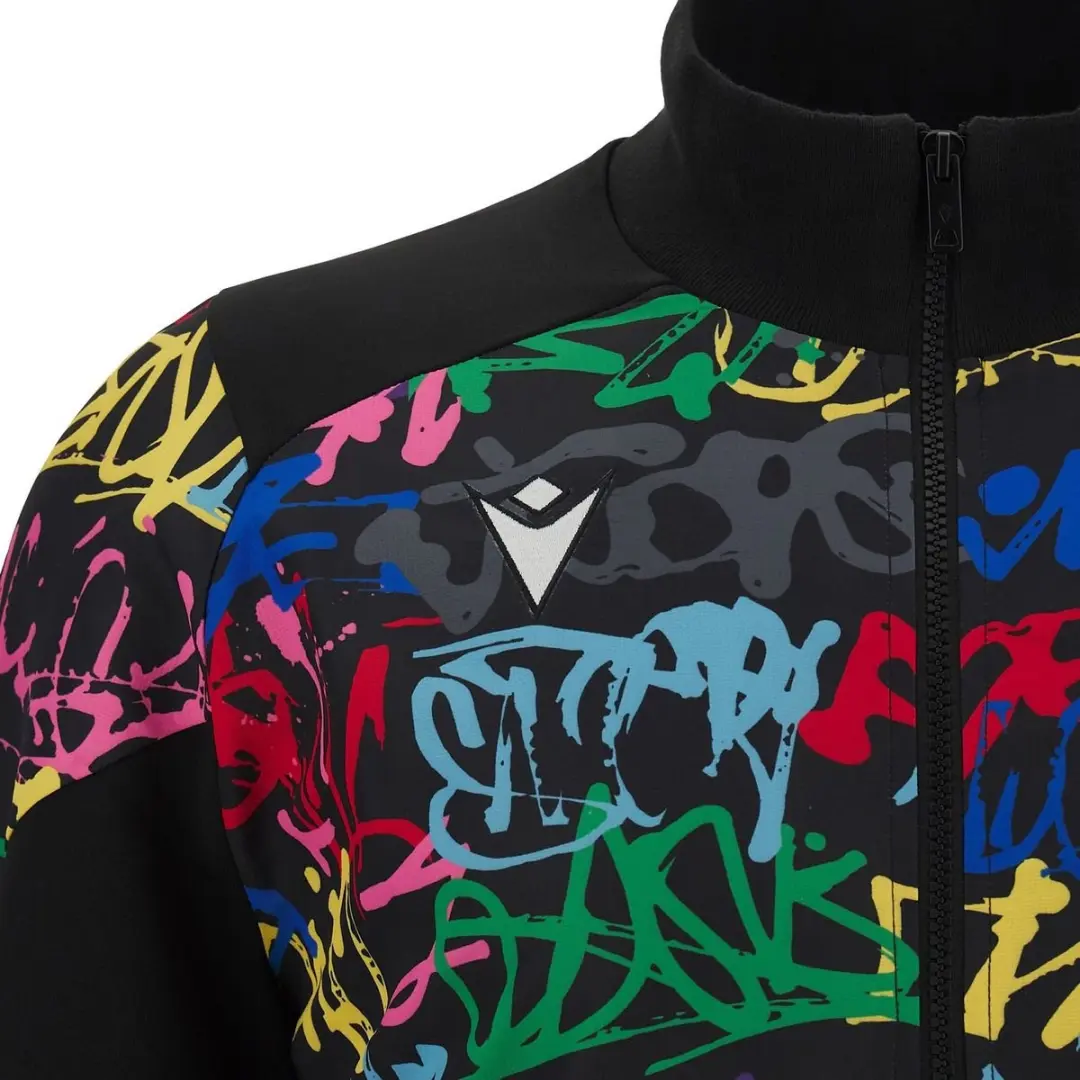 Macron Glory Prometheus Top Full Zip Kinderen 122 - Zwart/Multicolor