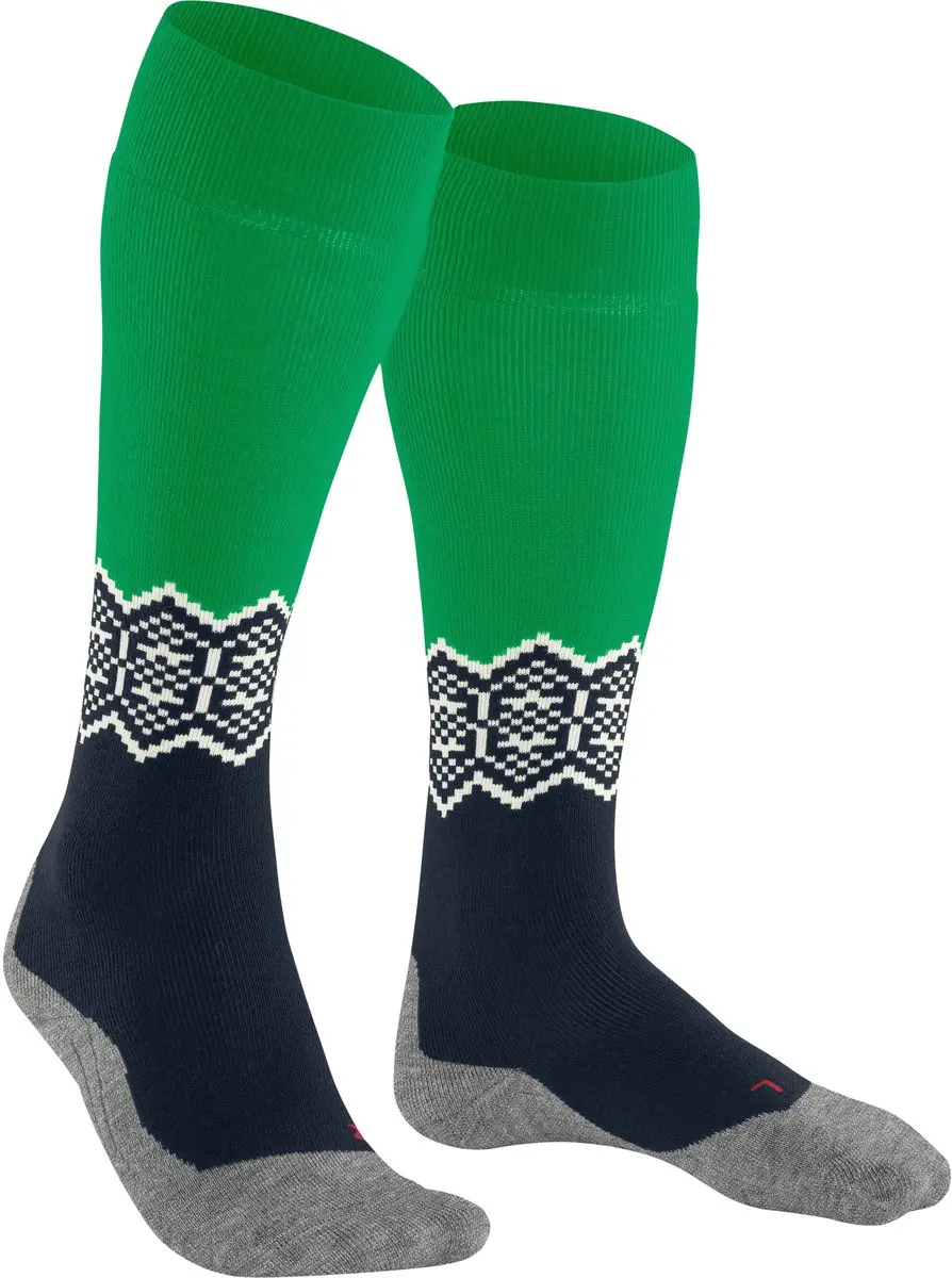 Falke SK2 Skisokken Heren - Dikke wol - Blauw - Maat 44/45