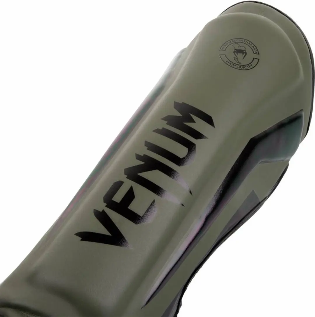 Venum Elite Standup Shinguards - Olijfgroen L