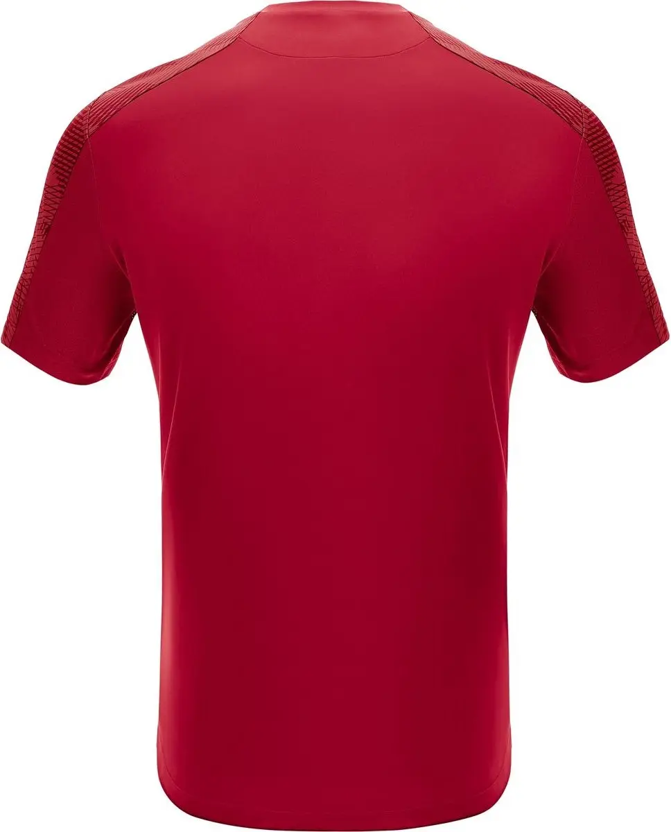Macron Gede Shirt Korte Mouw Kinderen 122/128 - Rood
